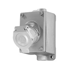 APPLETON ELECTRIC ENR11201 Receptacle, 0.5 Inch Hub Dia, 20 A, 125V AC, 3 Poles, 1 Gang, Copper-Free Aluminum | AA3XZC 11Y389