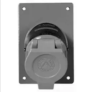 APPLETON ELECTRIC ENR5201 Receptacle, 20 A, 120V AC, 3 Poles, Copper-Free Aluminum | AA3XZQ 11Y402