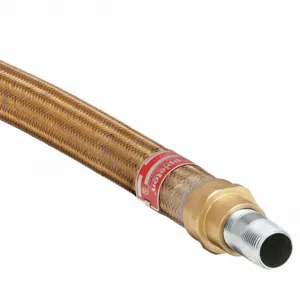 APPLETON ELECTRIC EXGJH-424 Flexible Coupling, 1 1/4 Inch Trade, 24 Inch Flex Length, Male to Male, Bronze | AA2LVJ 10R036