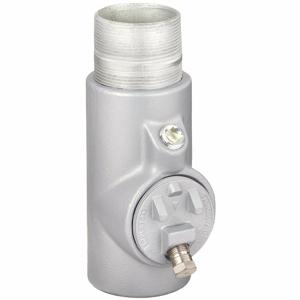 APPLETON ELECTRIC EYD-106 Sealing Fitting with Drain, Vertical, 4 Inch Trade, Male, 9 3/4 Inch Length, Iron | AA2PAQ 10W476