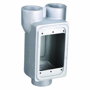 APPLETON ELECTRIC FDCC-1-50 Weatherproof Electrical Box, 1 Gang, 1/2 Inch Hub, 3 Inlets, 4.56 Inch Length | AA2JFT 10L091