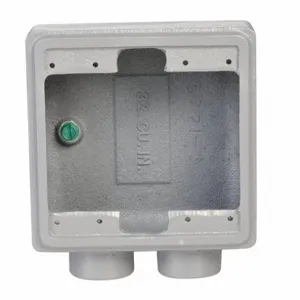 APPLETON ELECTRIC FDS-2-75 Weatherproof Electrical Box, 2 Gangs, 3/4 Inch Hub, 2 Inlets, 4.63 Inch Length | AA2JFV 10L095