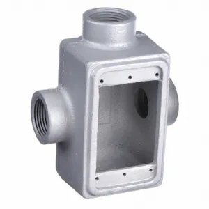 APPLETON ELECTRIC FDT-1-50 Weatherproof Electrical Box, 1 Gang, 1/2 Inch Hub, 3 Inlets, 4.56 Inch Length | AA2JFX 10L097