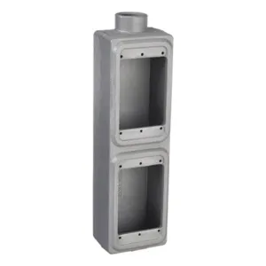 APPLETON ELECTRIC FS-2T-50 Weatherproof Electrical Box, 2 Gangs, 1/2 Inch Hub, 1 Inlet, 4.56 Inch Length | AA2JGH 10L117