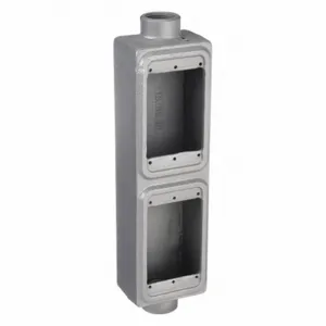 APPLETON ELECTRIC FSC-2T-50 Weatherproof Electrical Box, 2 Gangs, 1/2 Inch Hub, 2 Inlets, 4.56 Inch Length | AA2JGP 10L131