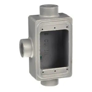 APPLETON ELECTRIC FSCT-1-100 Weatherproof Electrical Box, 1 Gang, 3 Inlets, 4.56 Inch Length, 2 Inch Depth | AA2JGT 10L139