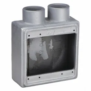 APPLETON ELECTRIC FSS-2-100 Weatherproof Electrical Box, 2 Gangs, 2 Inlets, 4.63 Inch Length, 2 Inch Depth | AA2GKA 10H419