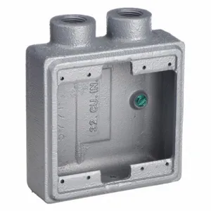 APPLETON ELECTRIC FSS-2-50 Weatherproof Electrical Box, 2 Gangs, 1/2 Inch Hub, 2 Inlets, 4.63 Inch Length | AA2GKB 10H420