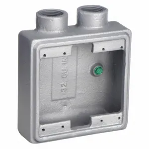 APPLETON ELECTRIC FSS-2-75 Weatherproof Electrical Box, 2 Gangs, 3/4 Inch Hub, 2 Inlets, 4.63 Inch Length | AA2GKC 10H421