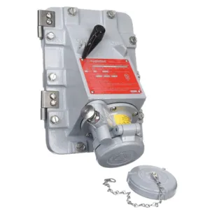 APPLETON ELECTRIC JBR6034-150 Receptacle, Non-Fused, 60 A, 240/480/600V AC, 20 hp, Metallic | AA3YAN 11Y424