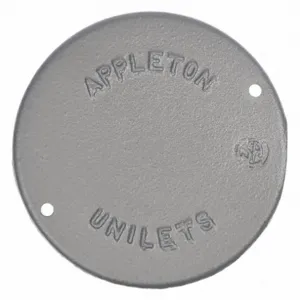 APPLETON ELECTRIC SEHK-BC Cover for Conduit Access Fitting, Chromate Coated/Electroplated/Powder Coated, Screw In | AF2FFX 6RUU0