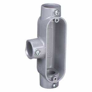 APPLETON ELECTRIC T100T-A Conduit Outlet Body, 1 Inch Trade, T Body, 11.8 cu. in., Set Screw Hub, Aluminum | AA2NYY 10W098