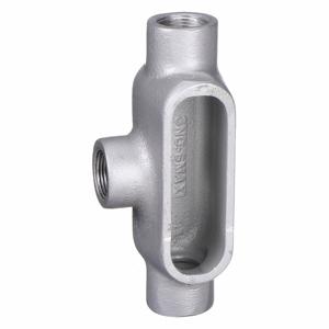 APPLETON ELECTRIC T87-SA Conduit Outlet Body, 3 Inch Trade, T Body, 133 cu. in., Aluminum, Threaded Hub | AA2NZN 10W144