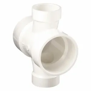 MUELLER INDUSTRIES 05820 Sanitary Tee 3 x 3 x 2 x 2 Inch Hub Pvc | AC9TRJ 3JWF7