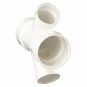 MUELLER INDUSTRIES 05845 Double Reducing Wye 4 x 4 x 2 x 2 Inch Hub Pvc | AE6EQZ 5REC7