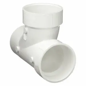 MUELLER INDUSTRIES 06114 Sanitary Street Tee 3 Inch Spigot x Hub Pvc | AC9JFR 3GUU3