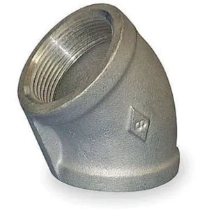 APPROVED VENDOR 3/4 150 45 ELBOW 316 Elbow 45 Degree 3/4 Inch Threaded 316 Stainless Steel | AE9GLU 6JM64