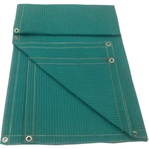 APPROVED VENDOR 10P560 Tarp Tear Resistant Canvas 8 x 20 Feet Green | AA2LEX