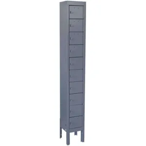 APPROVED VENDOR 10Y618 Cell Phone Locker 1 Wide 10 High Gray | AA2QAR