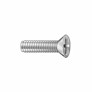 APPROVED VENDOR 116135-PG Machine Screw Flat Steel 10-32 X 2 L, 100PK | AB9RNM 2EY89