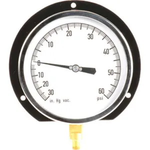 APPROVED VENDOR 11A509 Compound Gauge General Purpose 6 Inch 60psi | AA2TNN