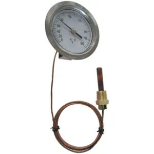 APPROVED VENDOR 12U628 Analog Panel Mount Thermometer 100 To 350f | AA4MJQ