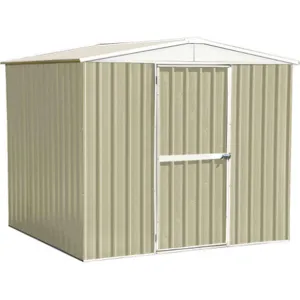 APPROVED VENDOR 13X109 Storage Shed A-roof 6 Feet x 8 Feet Beige | AA6GHA