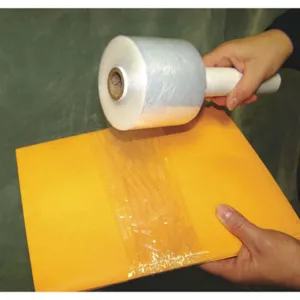 APPROVED VENDOR 15A932 Hand Stretch Wrap Clear 600 Feet L 3 Inch Width | AA6UZJ