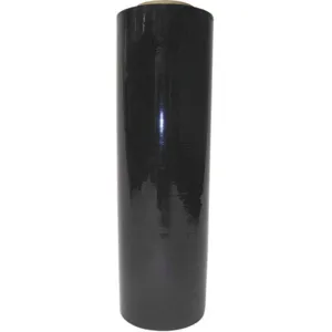 APPROVED VENDOR 15C005 Stretch Wrap Film Black Opaque 1500 Feet L 18w | AA6VCE