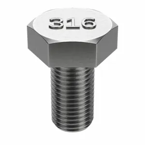 APPROVED VENDOR 16W843 Hex Cap Screw Stainless Steel 1/4-28 X 1/2, 100PK | AA8AEX