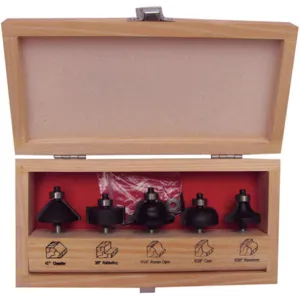 APPROVED VENDOR 16Y554 Router Bit Set 6 Pc | AA8BWH