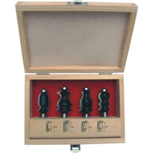 APPROVED VENDOR 16Y603 Router Bit Set Face Molding 1/2s 4 Pc | AA8BYK