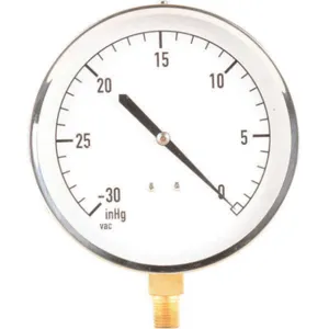 APPROVED VENDOR 18C739 Pressure Gauge Mechanical Contractors 4-1/2 In | AA8EBZ