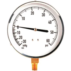 APPROVED VENDOR 18C742 Pressure Gauge Mechanical Contractors 4-1/2 In | AA8ECC