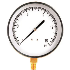 APPROVED VENDOR 18C746 Pressure Gauge Mechanical Contractors 4-1/2 In | AA8ECG