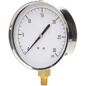 APPROVED VENDOR 18C747 Pressure Gauge Mechanical Contractors 4-1/2 In | AA8ECH