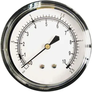 APPROVED VENDOR 18C798 Press Gauge Low Press Diaphragm 2-1/2 In | AA8EEN