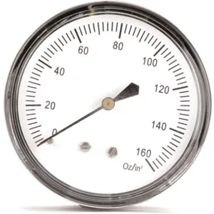 APPROVED VENDOR 18C797 Press Gauge Low Press Diaphragm 2-1/2 In | AA8EEM