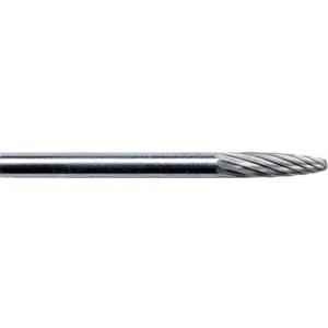 APPROVED VENDOR 19D718 Carbide Bur Round Nose Tree 1/4 | AA8MUU