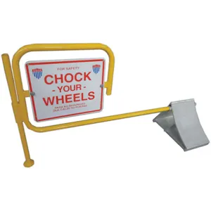 APPROVED VENDOR 19P544 Wheel Chock Aluminium W 7 Inch H 8 In | AA8RUM