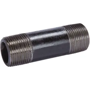 APPROVED VENDOR 1XLB8 Nipple 1 x 5 Inch Threaded Black Steel | AB4FER