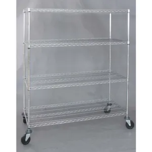 APPROVED VENDOR 1ECH6 Wire High Cart Heavy Duty 48x18x69 In | AA9NQJ