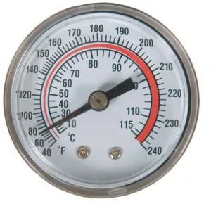 APPROVED VENDOR 1EPE8 Analog Panel Mount Thermometer 40 To 240f | AA9QUX