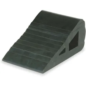 APPROVED VENDOR 1GUK4 Wheel Chock 4 Inch Width x 3 Inch H Black | AA9WKZ