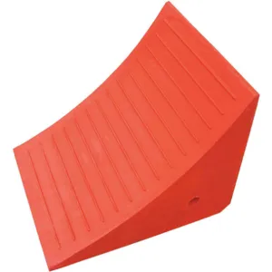 APPROVED VENDOR 1GUL6 Wheel Chock 14 1/2 Inch Width 14 1/4 Inch H Orange | AA9WLL