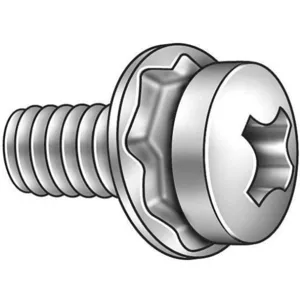 APPROVED VENDOR 1PWT9 Machine Screw Pan 6-32 X 1/2 L, 25PK | AB2YWP