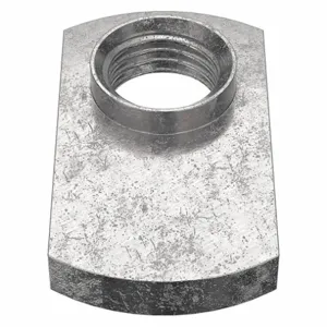 APPROVED VENDOR 1LAF4 Weld Nut 3/8-24 1 1/8 X 5/8, 10PK | AB2CTN