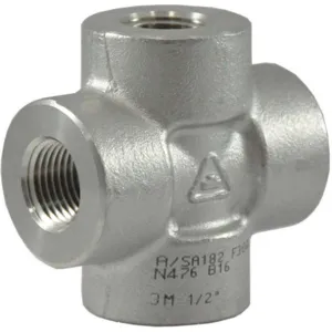 APPROVED VENDOR 1LVJ5 Cross 1/4 Inch 304 Stainless Steel 3000 Psi | AB2GBL