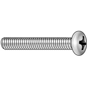 APPROVED VENDOR 1ZB10 Machine Screw Pan 0-80 X 3/16 L, 100PK | AB4MTF