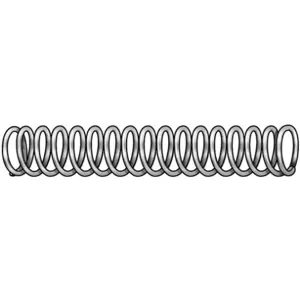 APPROVED VENDOR 1NBV3 Compression Spring Steel 1 Inch Length - Pack Of 12 | AB2PXU